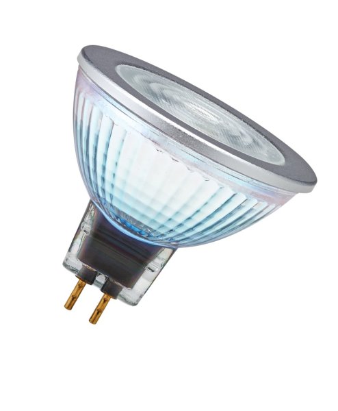 Osram® LED Strahler / Leuchtmittel dimmbar, Sockel MR16, Länge 46 mm,  Winkel 36º, 8W = 50W, 12V AC+ DC, 621 Lumen, 2700K warmweiß - LEDLager