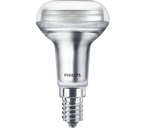 Philips® R50 LED Strahler / Leuchtmittel dimmbar, Länge 84 mm, Sockel E14,  Winkel 36º, 4.3 Watt = 60 Watt, 320 Lumen, 2700K warmweiß - LEDLager